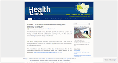 Desktop Screenshot of healthlands.wordpress.com