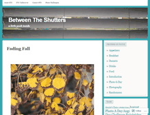 Tablet Screenshot of betweentheshutters.wordpress.com