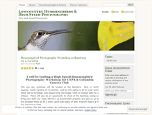 Tablet Screenshot of lowcountryhummingbirds.wordpress.com