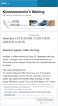 Mobile Screenshot of kleenezeworks.wordpress.com
