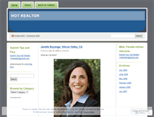 Tablet Screenshot of hotrealtor.wordpress.com