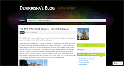 Desktop Screenshot of denikrisna.wordpress.com