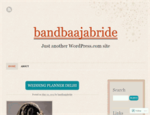 Tablet Screenshot of bandbaajabride.wordpress.com