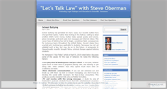 Desktop Screenshot of letstalklaw.wordpress.com