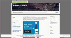 Desktop Screenshot of lifeasangel.wordpress.com