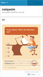 Mobile Screenshot of nalqasim.wordpress.com