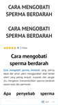Mobile Screenshot of caramengobatispermaberdarahampuh.wordpress.com