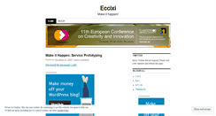 Desktop Screenshot of eccixi.wordpress.com