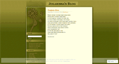 Desktop Screenshot of jolarissa.wordpress.com
