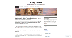 Desktop Screenshot of cathypeattie.wordpress.com