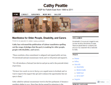 Tablet Screenshot of cathypeattie.wordpress.com