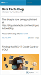 Mobile Screenshot of datafactsmortgage.wordpress.com