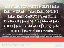 Tablet Screenshot of distributorjaketkulit.wordpress.com