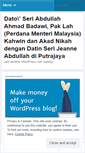 Mobile Screenshot of paklahkahwin.wordpress.com