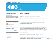 Tablet Screenshot of 4dtres.wordpress.com