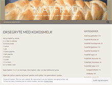 Tablet Screenshot of matfryd.wordpress.com