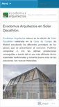 Mobile Screenshot of ecodomusarquitectos.wordpress.com