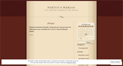 Desktop Screenshot of portug.wordpress.com