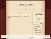 Tablet Screenshot of portug.wordpress.com