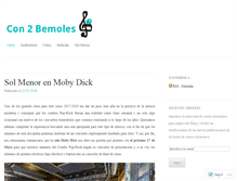 Tablet Screenshot of con2bemoles.wordpress.com