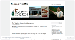 Desktop Screenshot of messagefrommike.wordpress.com