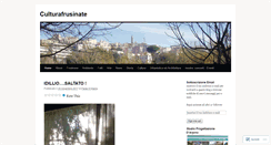 Desktop Screenshot of culturafrusinate.wordpress.com