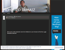 Tablet Screenshot of mohamedrumaiz.wordpress.com