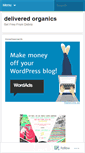 Mobile Screenshot of deliveredorganics.wordpress.com