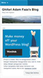Mobile Screenshot of ghifarifaza.wordpress.com