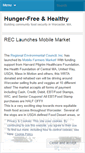 Mobile Screenshot of hungerfreeandhealthy.wordpress.com