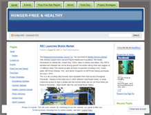 Tablet Screenshot of hungerfreeandhealthy.wordpress.com
