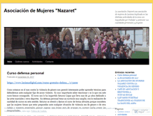 Tablet Screenshot of mujeresnazaret.wordpress.com