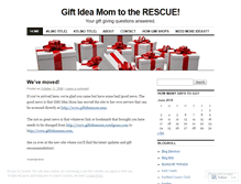 Tablet Screenshot of giftideamom.wordpress.com