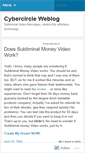 Mobile Screenshot of cybercircle.wordpress.com