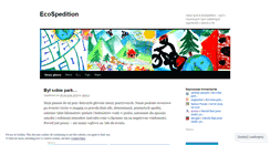 Desktop Screenshot of ecospedition.wordpress.com