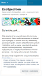 Mobile Screenshot of ecospedition.wordpress.com