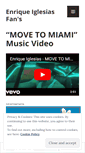 Mobile Screenshot of enriqueiglesiasfan.wordpress.com