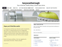 Tablet Screenshot of lucyscarborough.wordpress.com