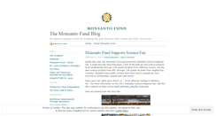 Desktop Screenshot of monsantofund.wordpress.com