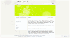 Desktop Screenshot of lifewishes.wordpress.com