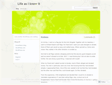 Tablet Screenshot of lifewishes.wordpress.com