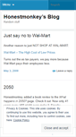 Mobile Screenshot of honestmonkey.wordpress.com