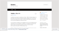 Desktop Screenshot of gaettro.wordpress.com