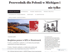 Tablet Screenshot of gdziepopomoc.wordpress.com