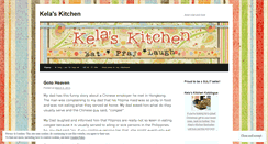 Desktop Screenshot of kelakitchen.wordpress.com