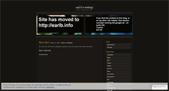 Desktop Screenshot of earlb3.wordpress.com