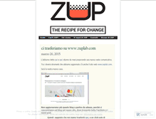 Tablet Screenshot of progettozuppa.wordpress.com