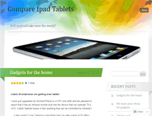 Tablet Screenshot of compareipadtablets.wordpress.com