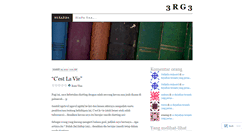 Desktop Screenshot of 3rg3.wordpress.com