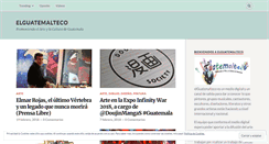 Desktop Screenshot of elguatemalteco.wordpress.com